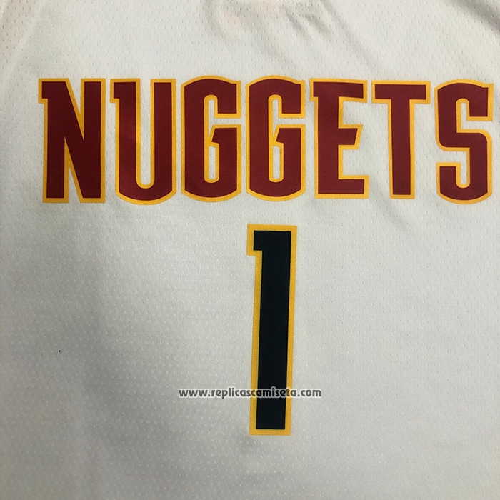 Camiseta Denver Nuggets Michael Porter Jr. #1 Association Blanco